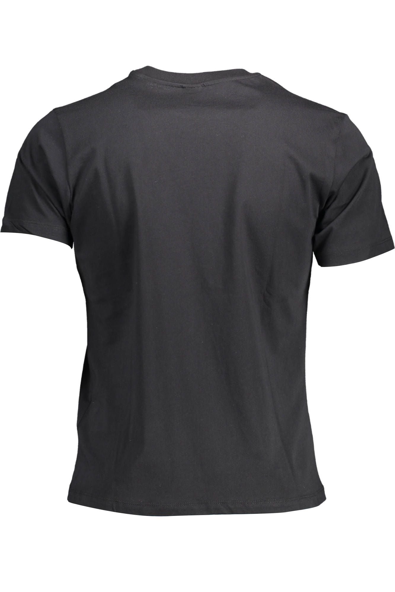 Black Cotton Men T-Shirt