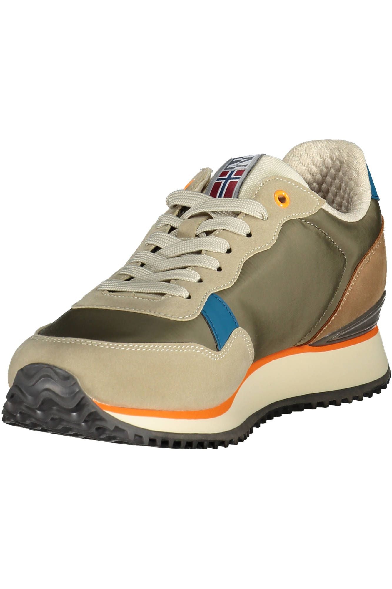 Beige Polyester Men Sneaker