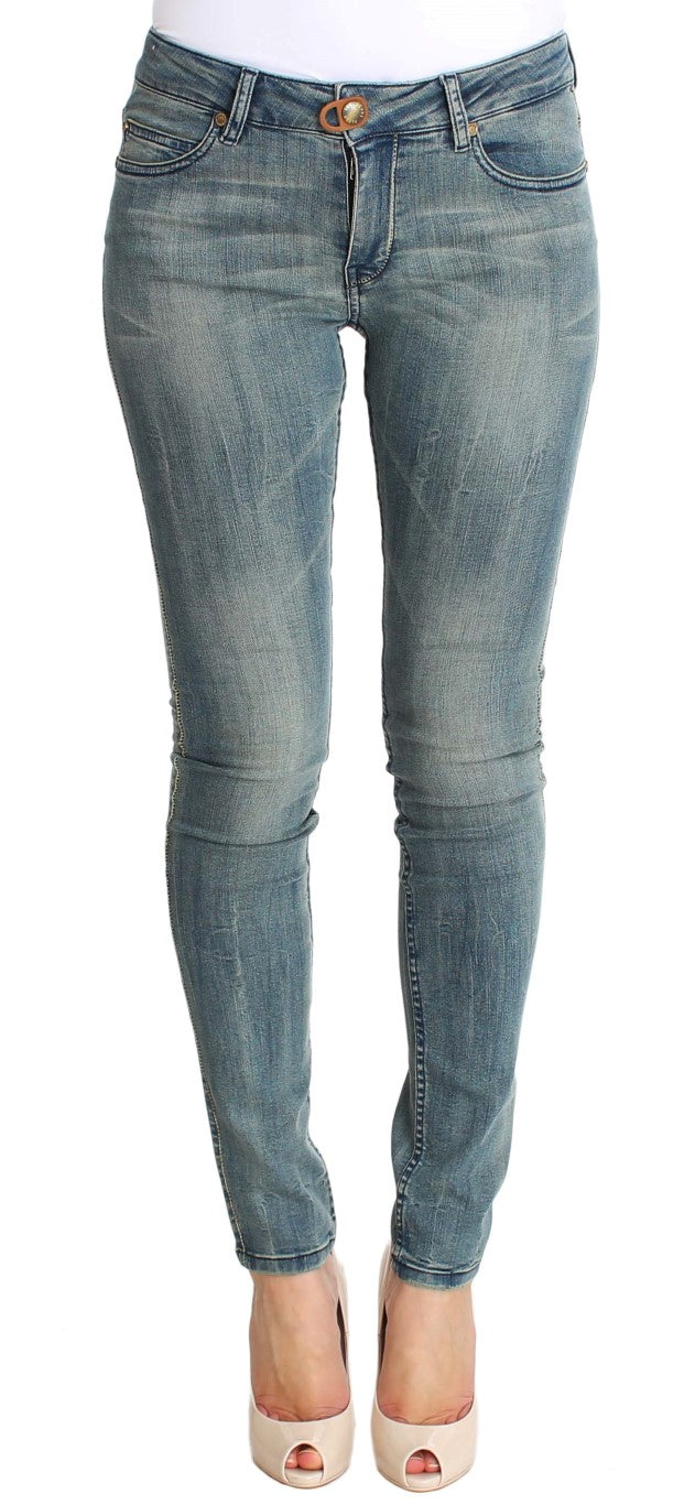 Chic Slim Skinny Blue Wash Denim