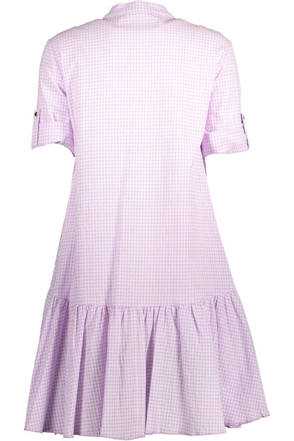 Pink Cotton Women Dress