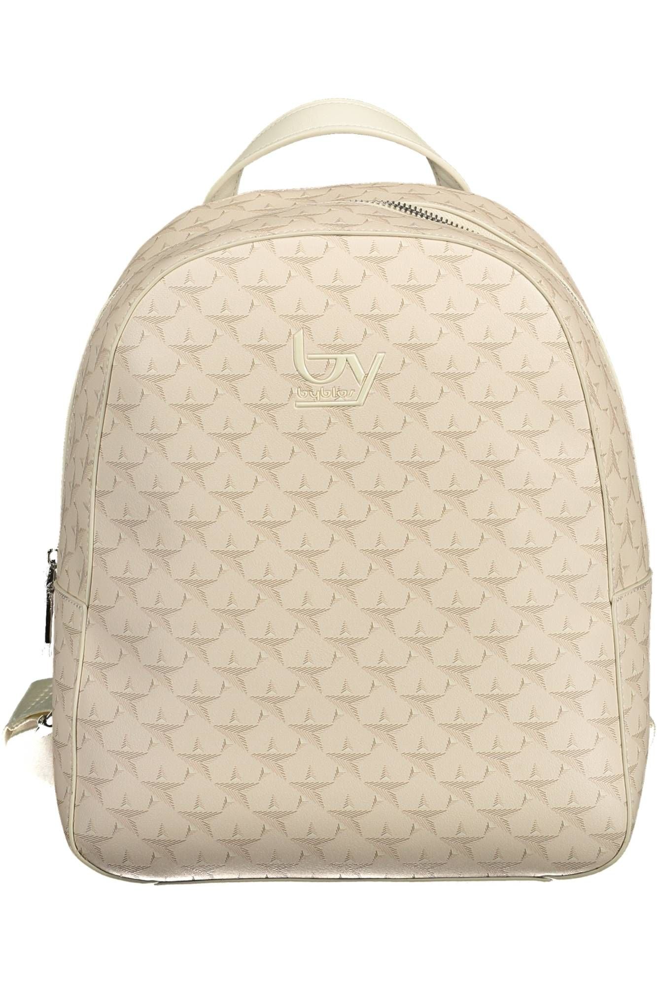 Beige PVC Women Backpack