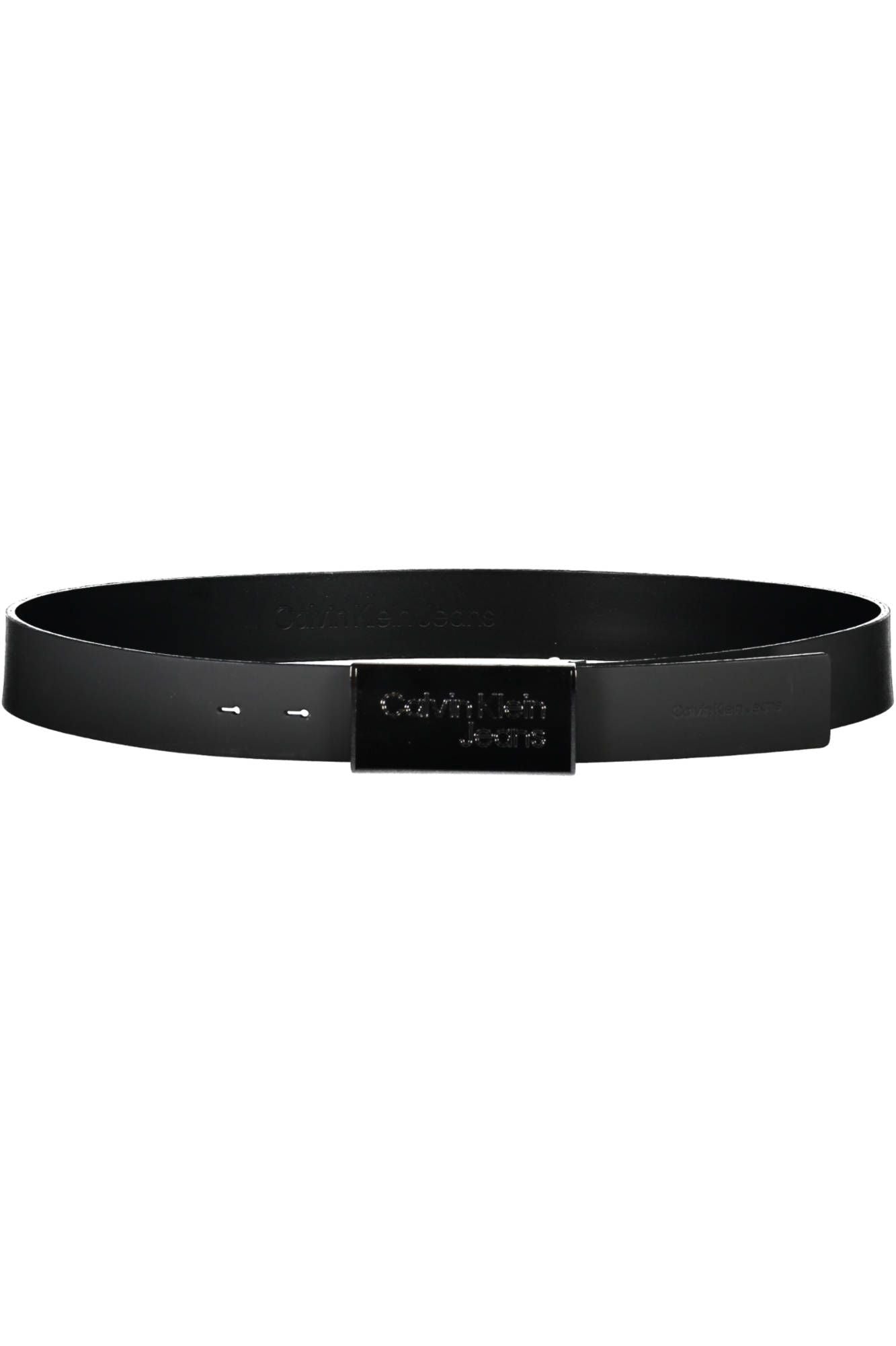 Black Leather Men Belt