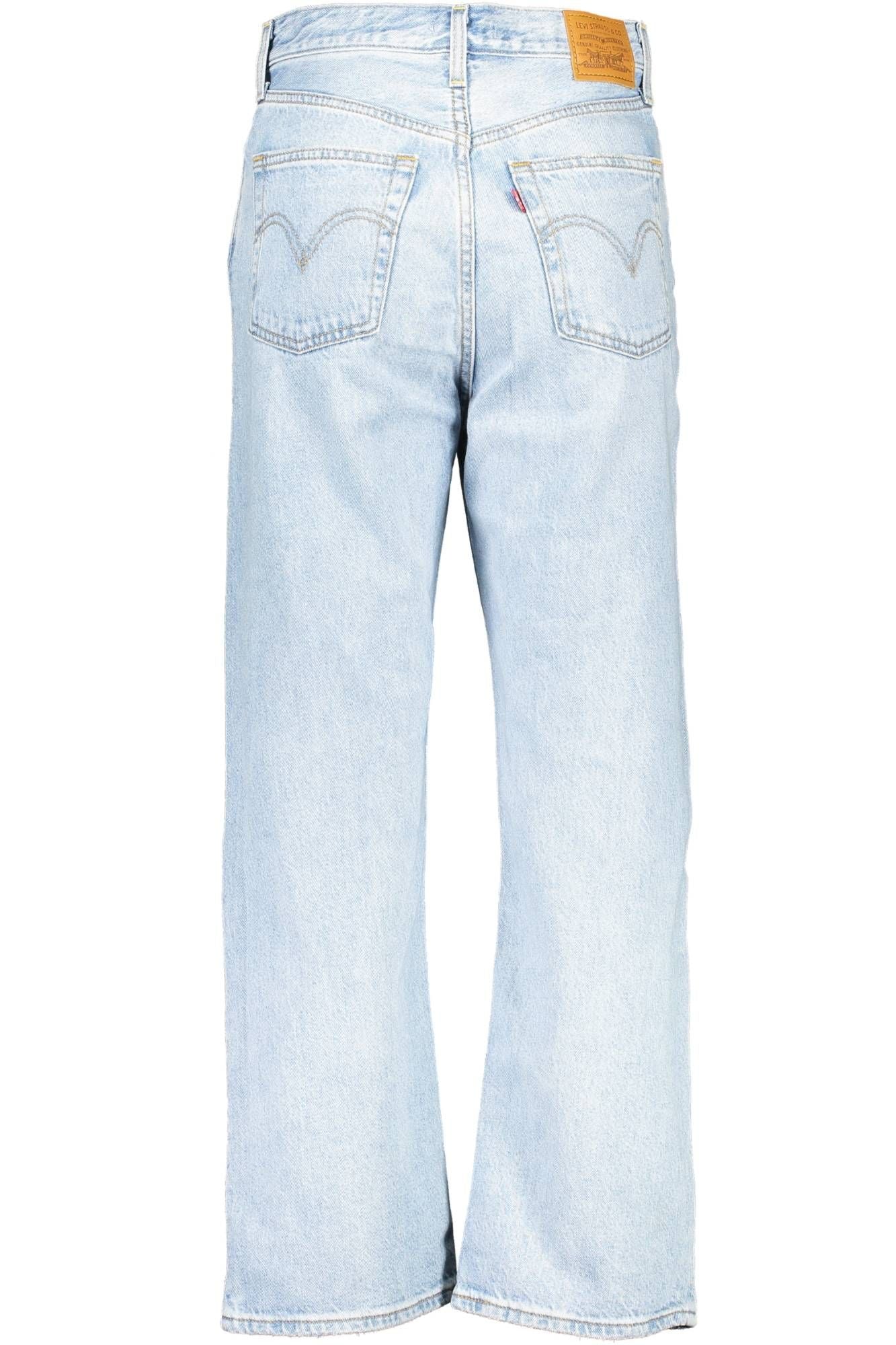 Light Blue Cotton Women Jeans