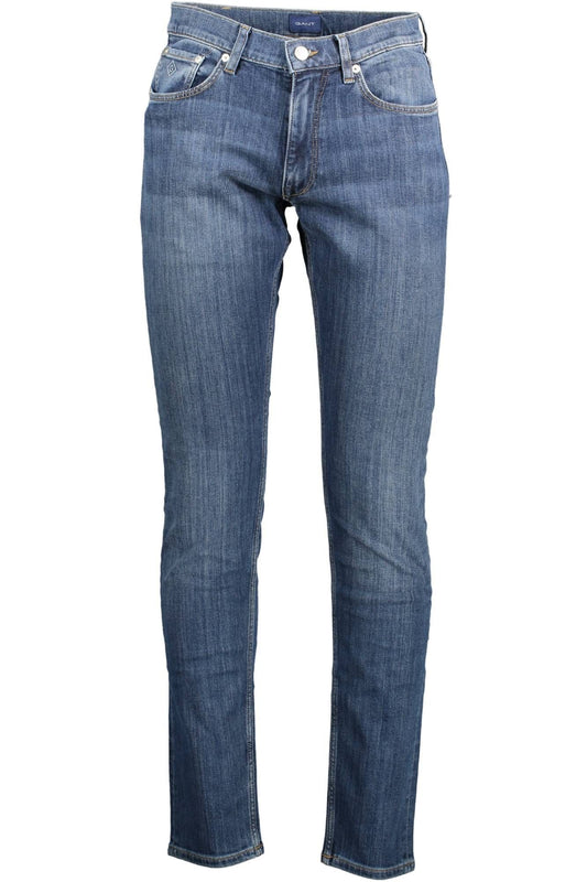 Blue Cotton Men Jeans