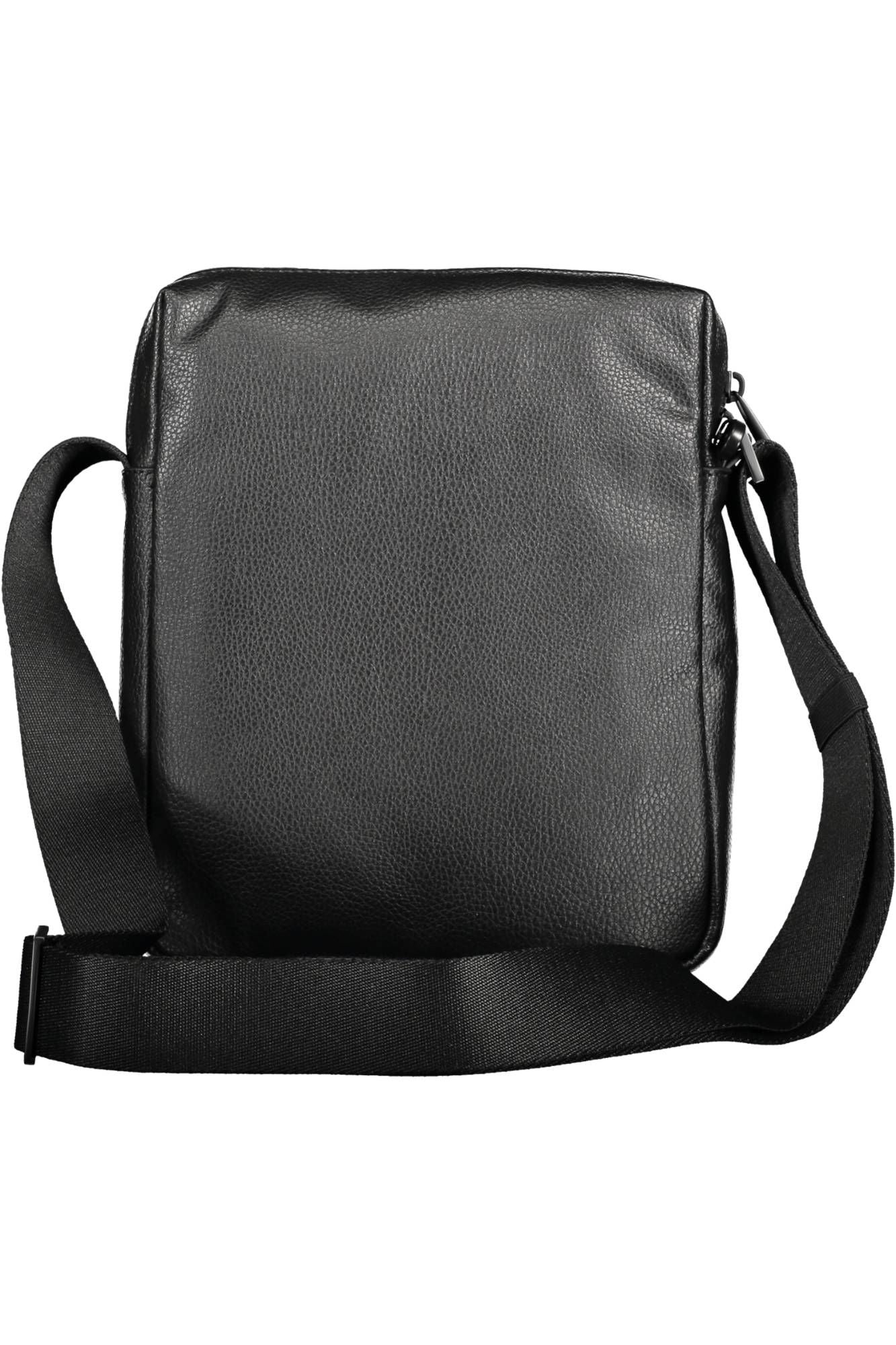 Sleek Black Eco-Conscious Shoulder Bag