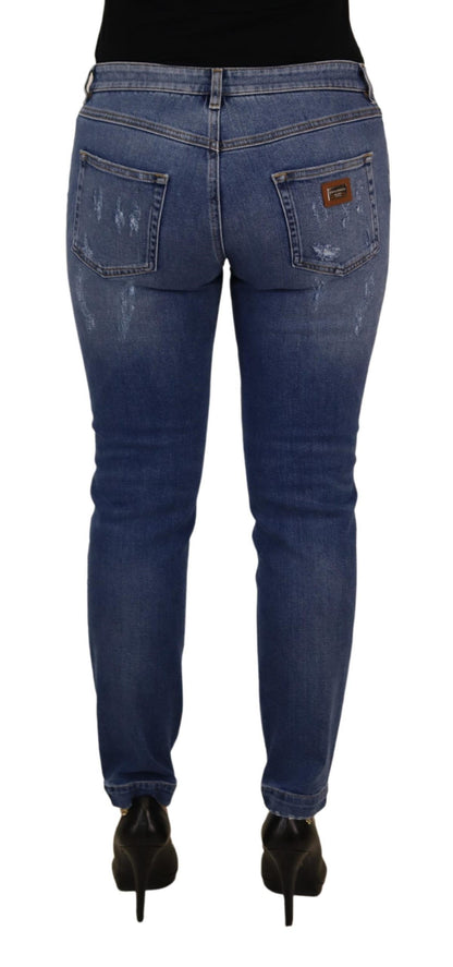 Chic Low Waist Skinny Denim Jeans