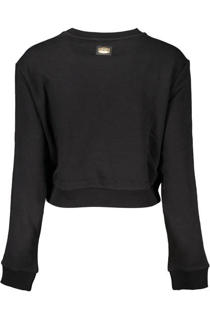 Black Cotton Women Sweater