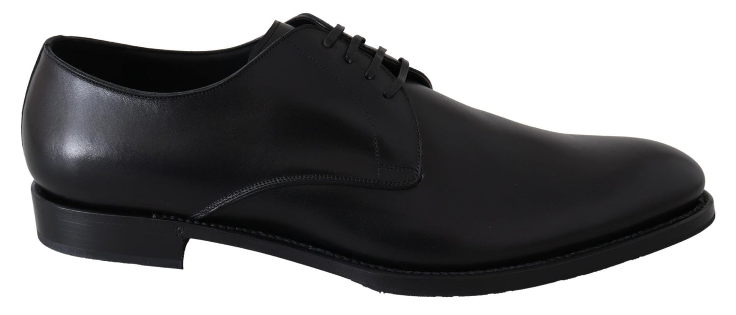 Black Leather SARTORIA Men's Shoes