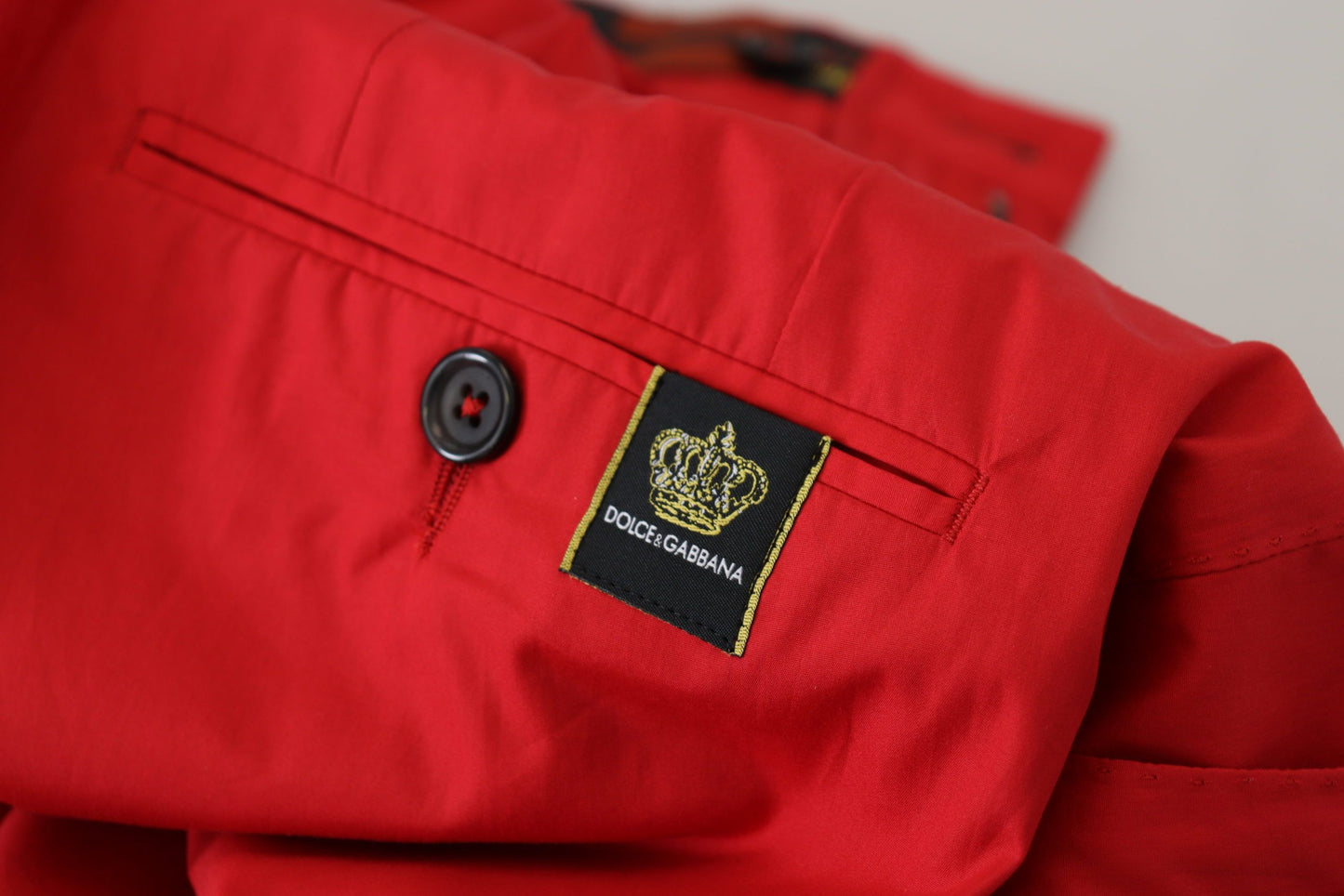 Elegant Slim Fit Crimson Chinos