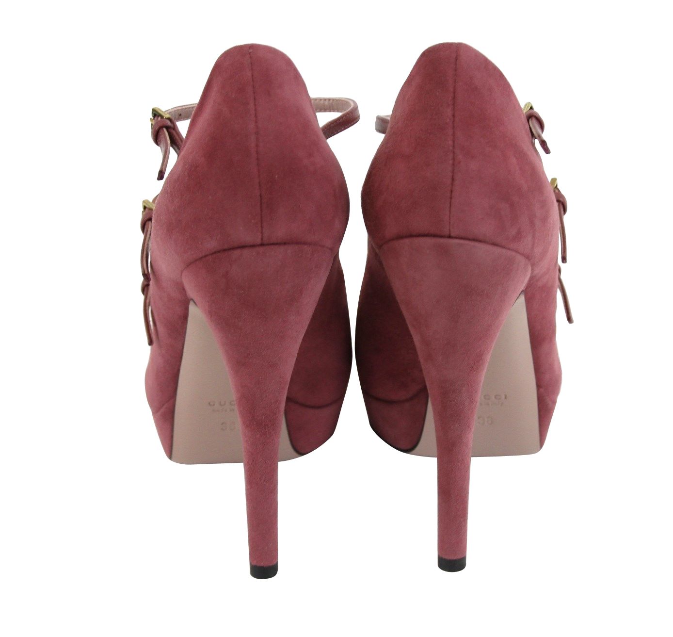 Women Tibet Red Suede High Heel Pump Shoes