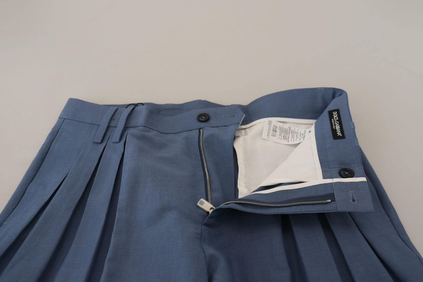 Elegant Regular Fit Dress Pants in Blue