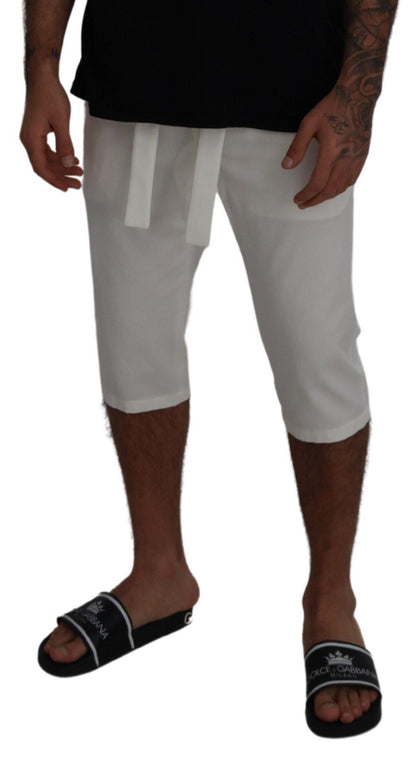 Elegant White Chino Shorts