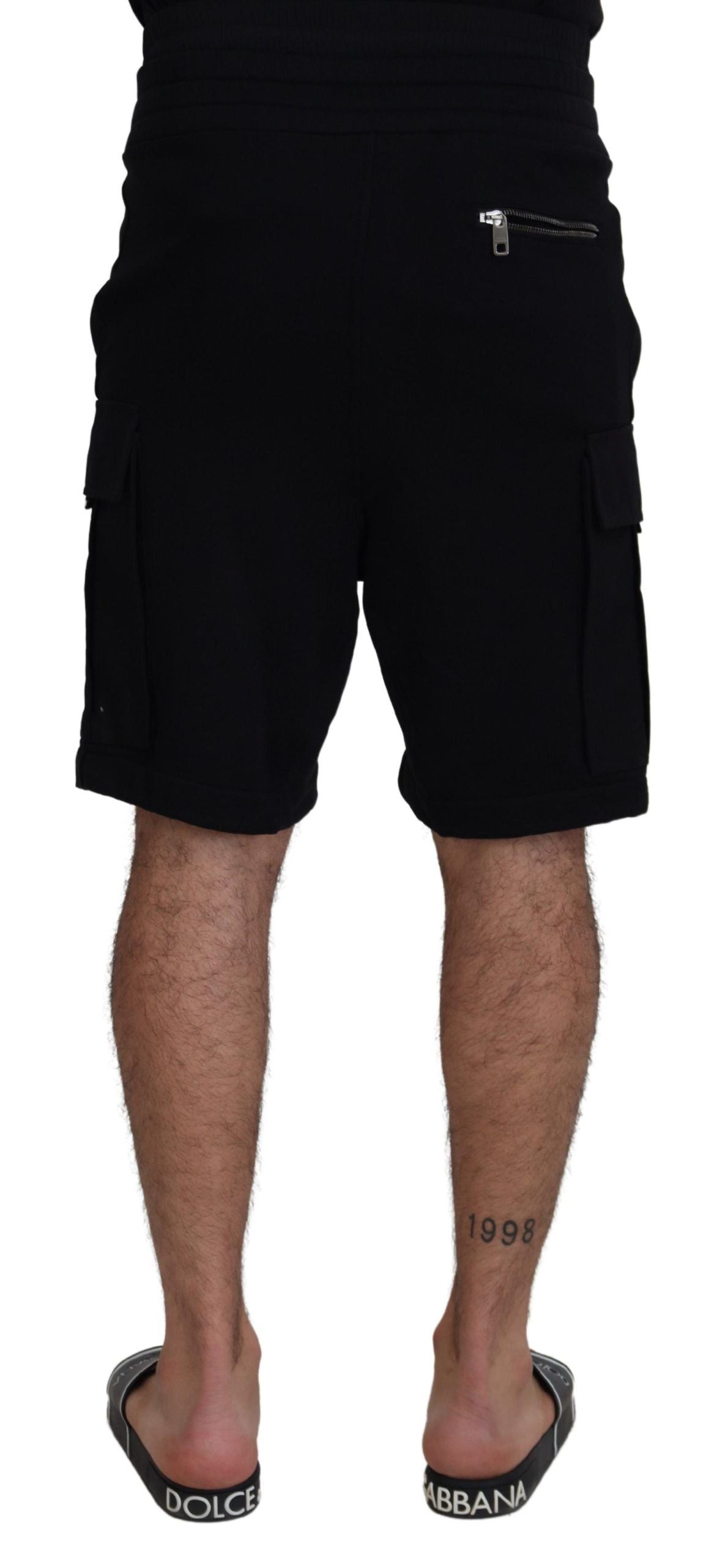 Elevate Your Summer: Classic Black Bermuda Shorts