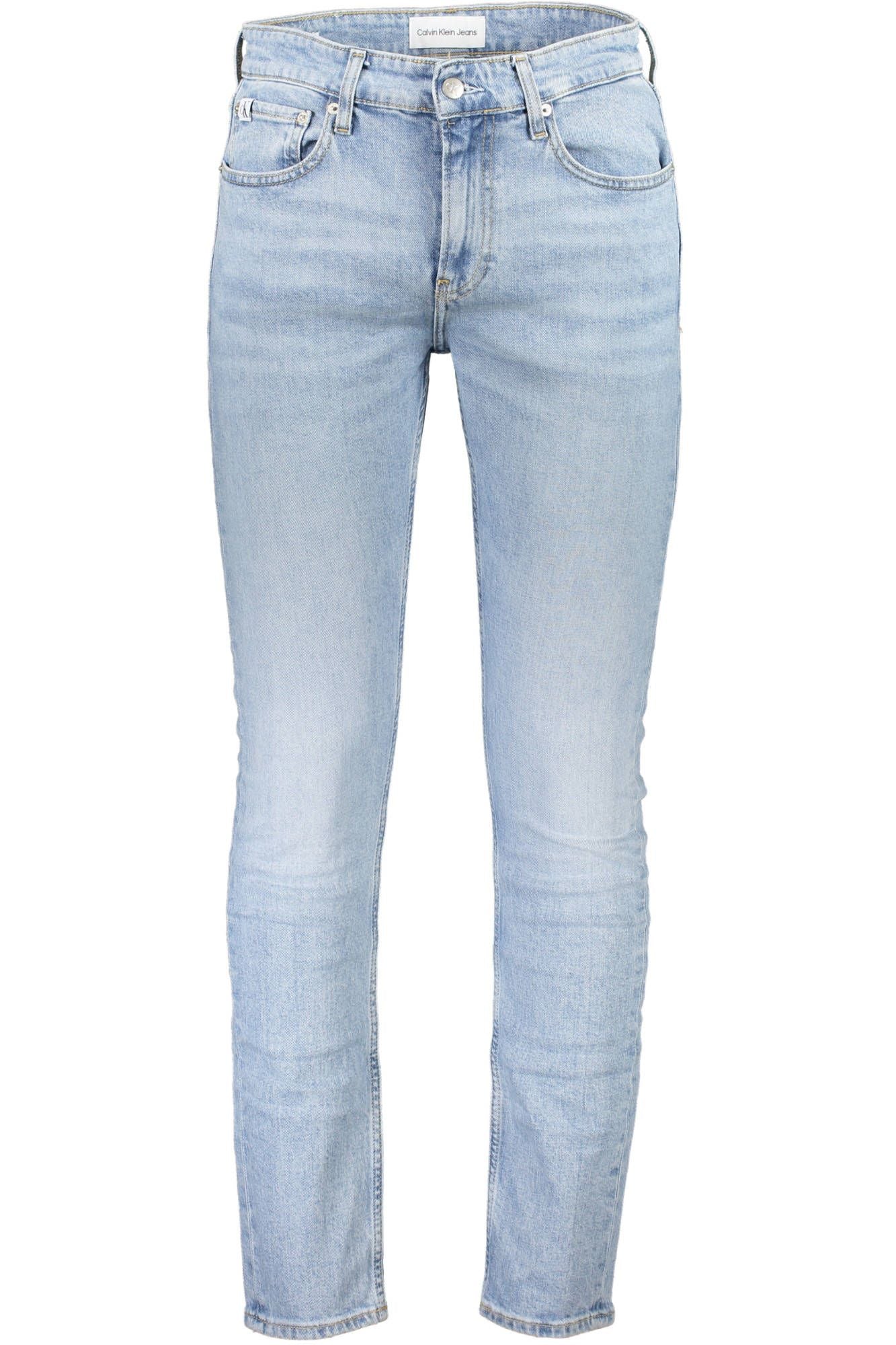 Light Blue Cotton Men Jeans