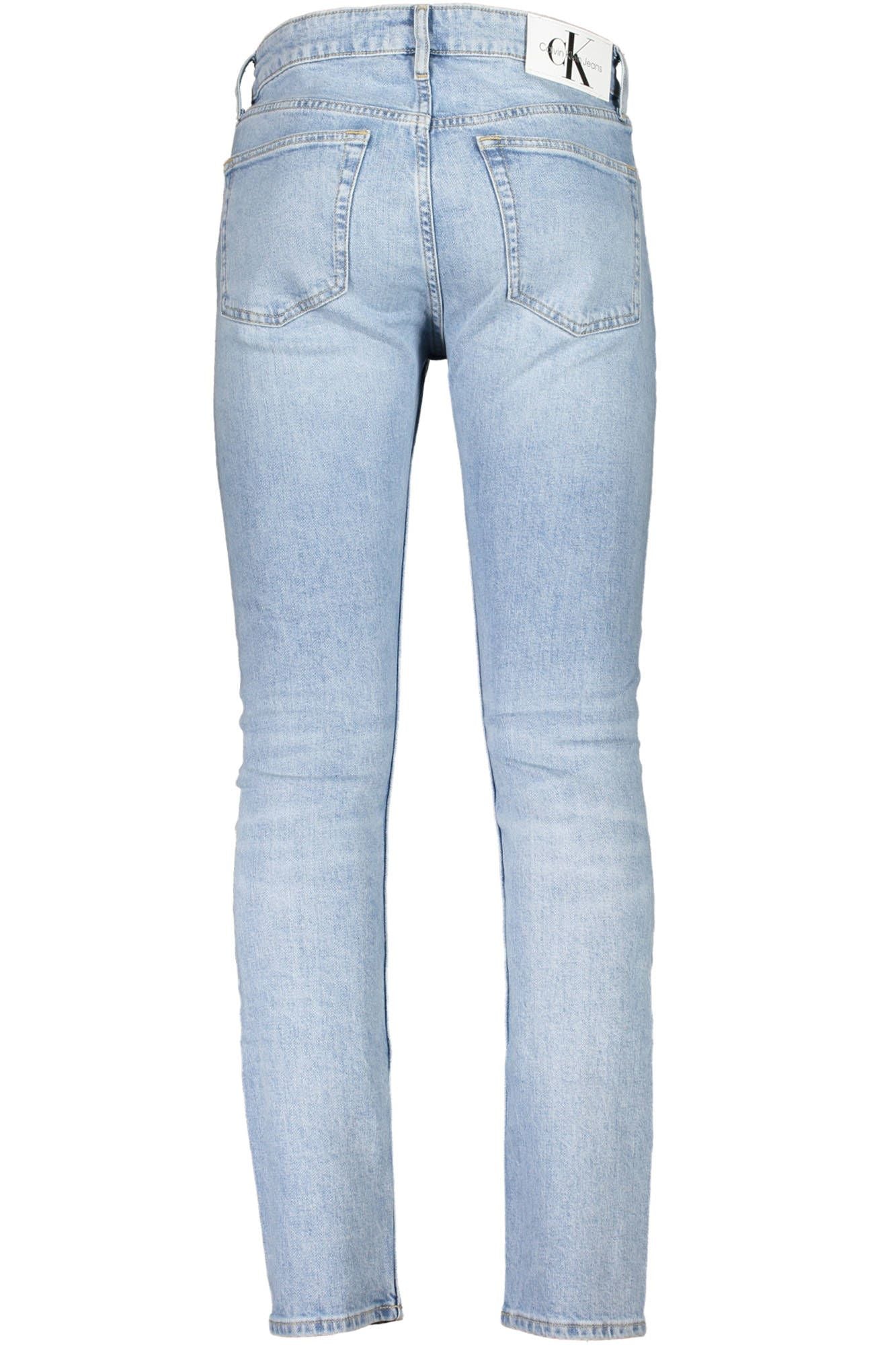 Light Blue Cotton Men Jeans