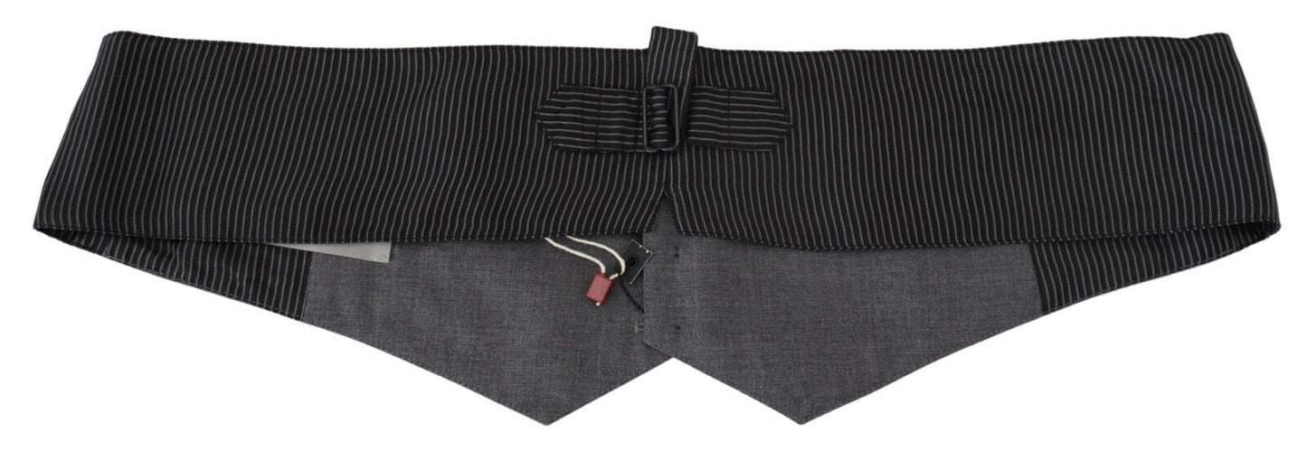 Elegant Striped Silk Men's Cummerbund