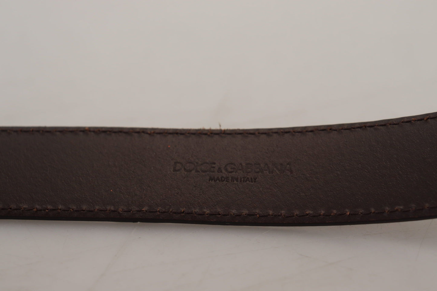 Elegant Bronze Leather Belt