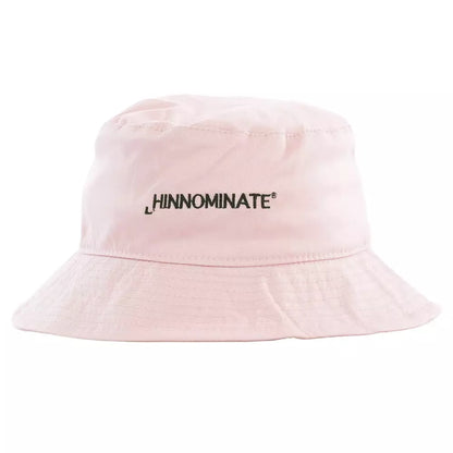 Chic Pink Embroidered Bucket Hat