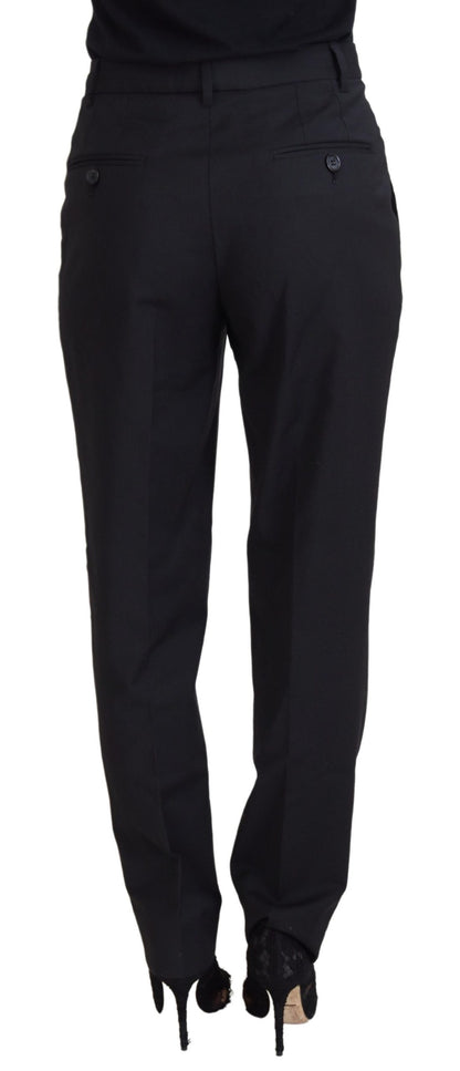 Elegant Black Tailored Trousers