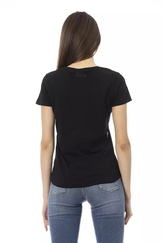 Black Cotton Women Top