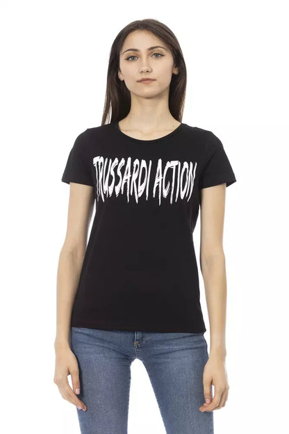 Black Cotton Women Top