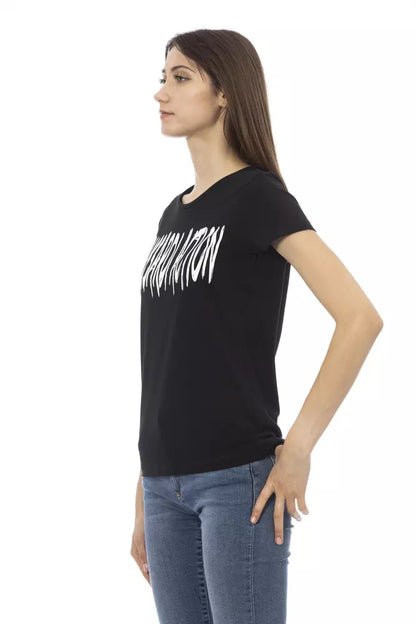 Black Cotton Women Top