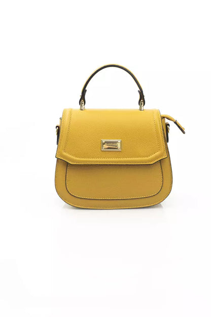 Yellow Leather Women Handbag