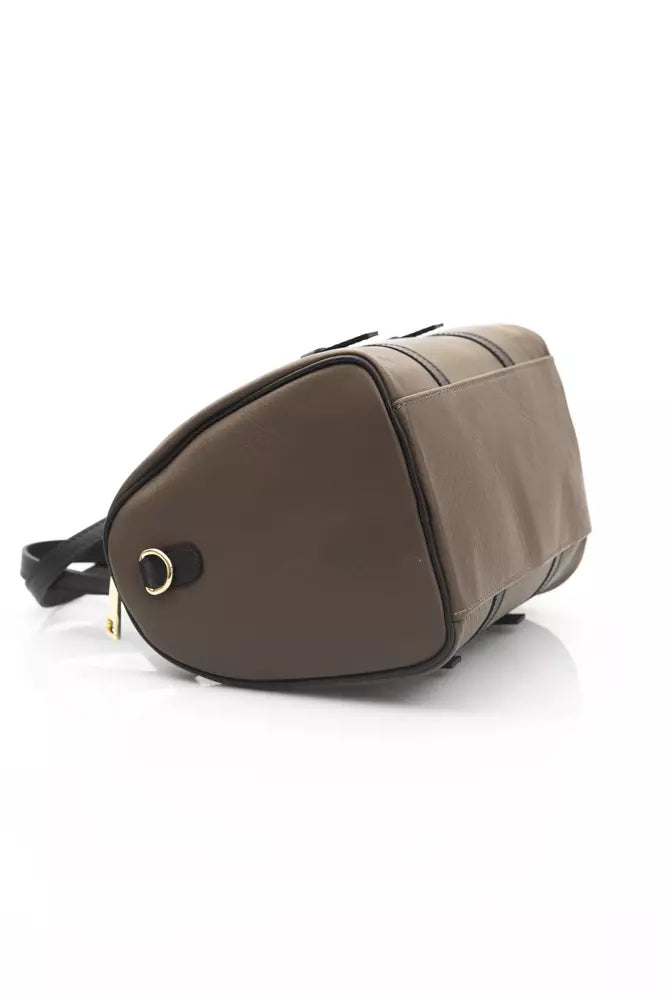 Brown Leather Men Messenger Bag