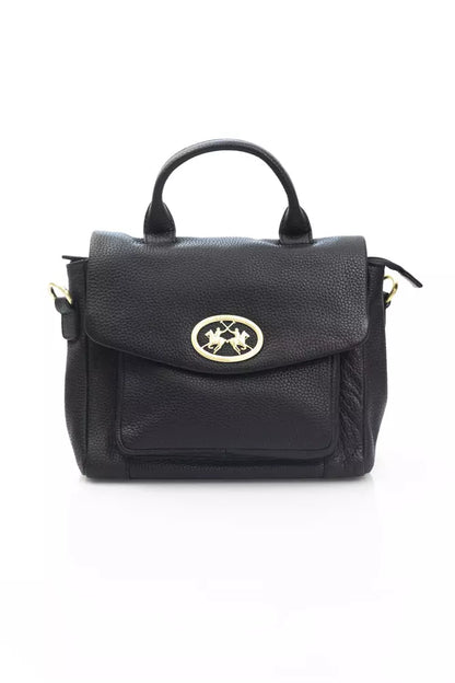 Black Leather Women Crossbody Bag