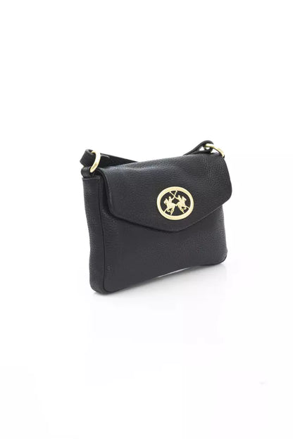 Black Leather Women Crossbody