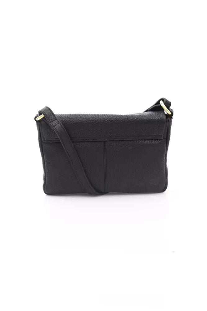 Black Leather Women Crossbody