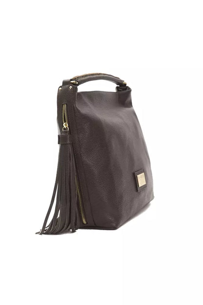 Brown Leather Women Shoulder Bag