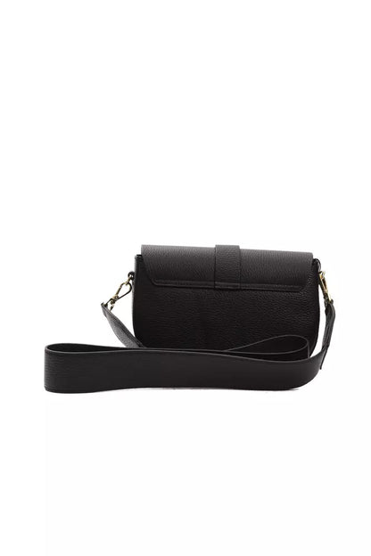 Black Leather Women Crossbody Bag