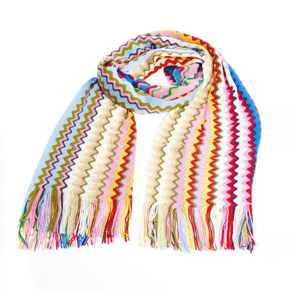 Multicolor Wool Women Scarf