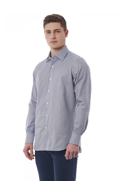 White Cotton Men Shirt