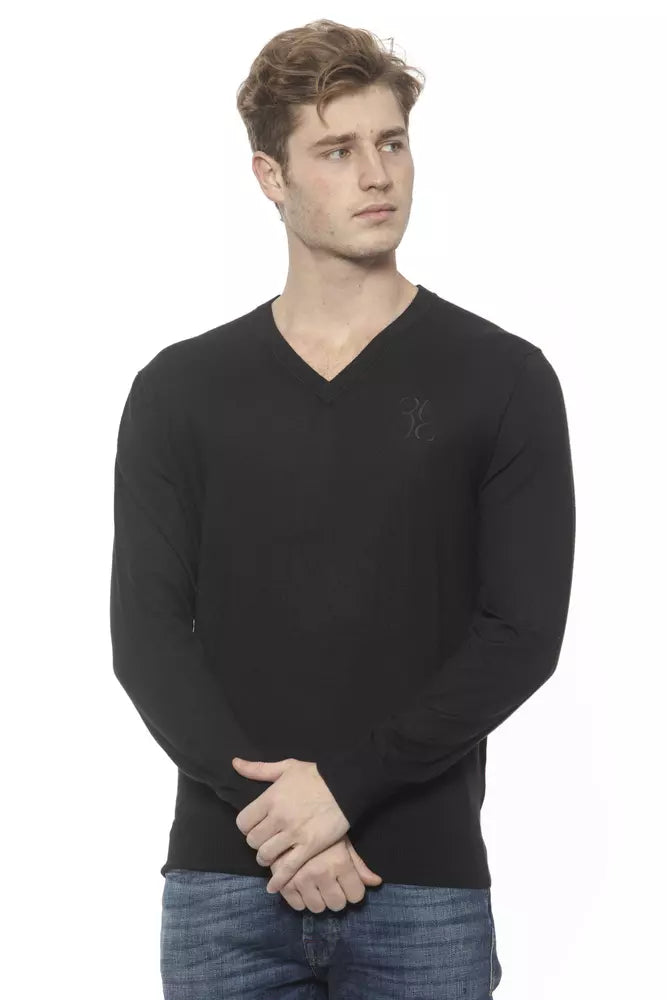 Black Cashmere Men Sweater