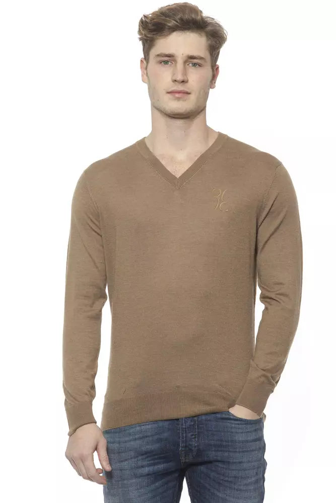 Beige Cashmere Men Sweater