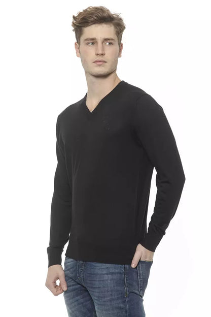 Black Cashmere Men Sweater