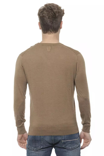 Beige Cashmere Men Sweater