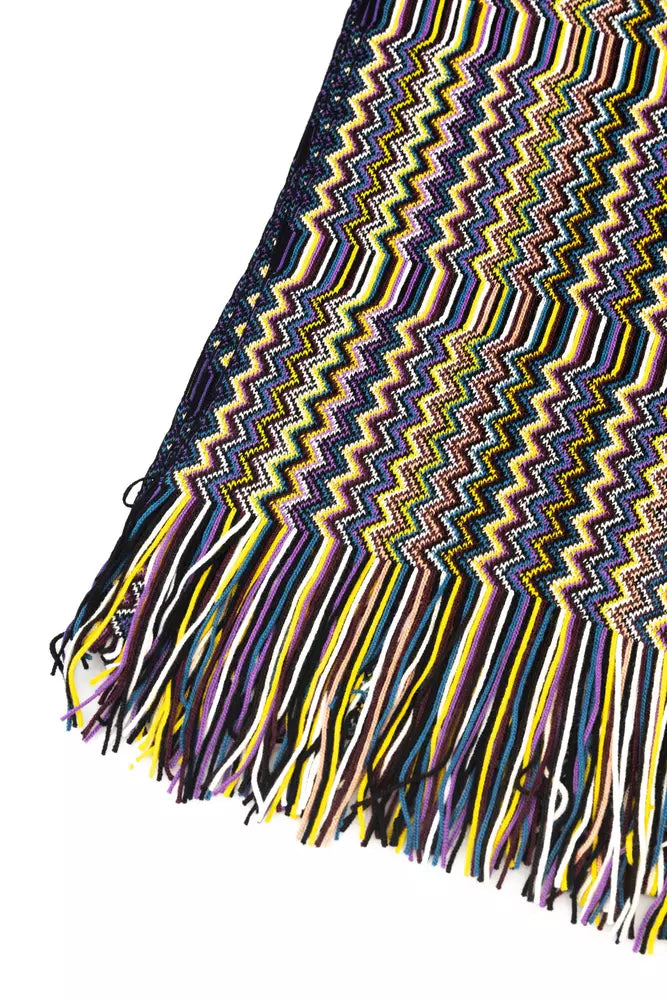 Multicolor Wool Women Scarf