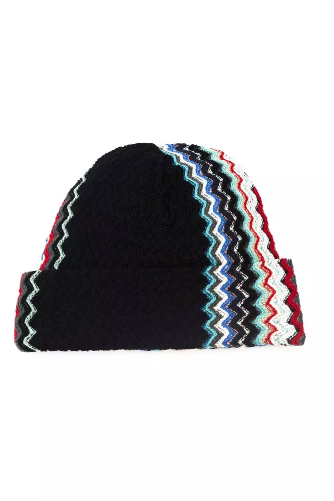 Multicolor Wool Men Hat