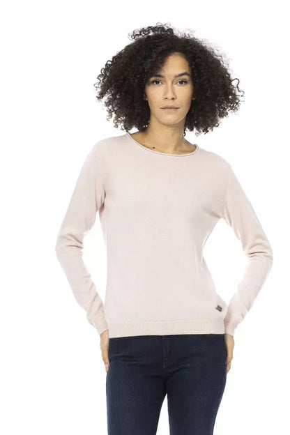 Pink Wool Women Sweater