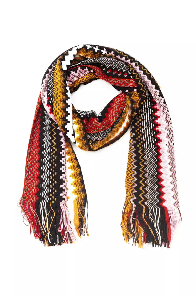 Multicolor Wool Women Scarf