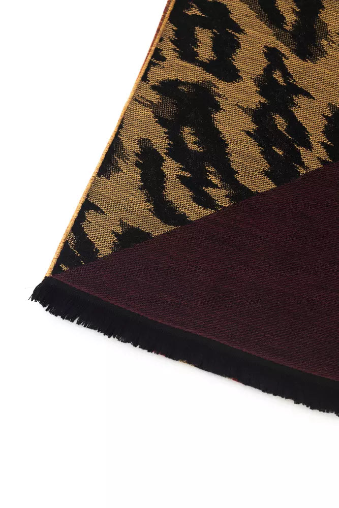 Brown Wool Men Scarf