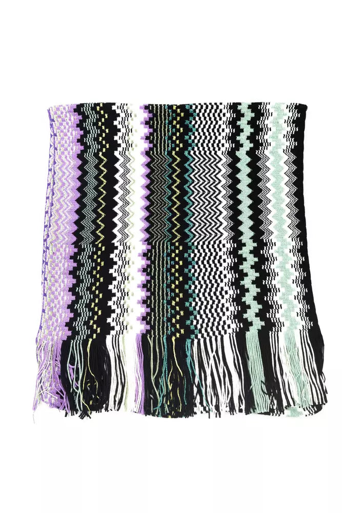 Multicolor Wool Women Scarf