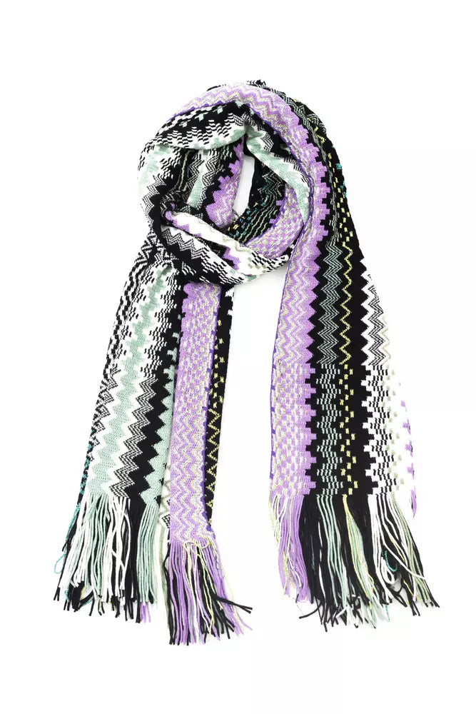 Multicolor Wool Women Scarf