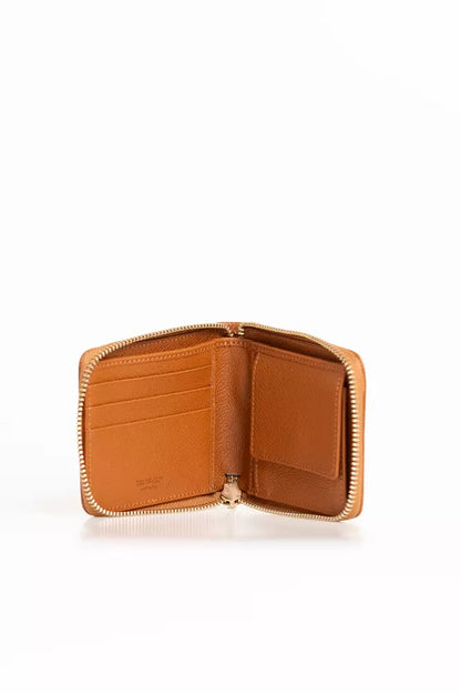 Beige Leather Women Wallet