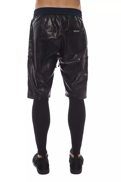 Black Leather Men's Pant