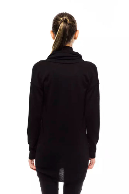 Black Wool Women Sweater