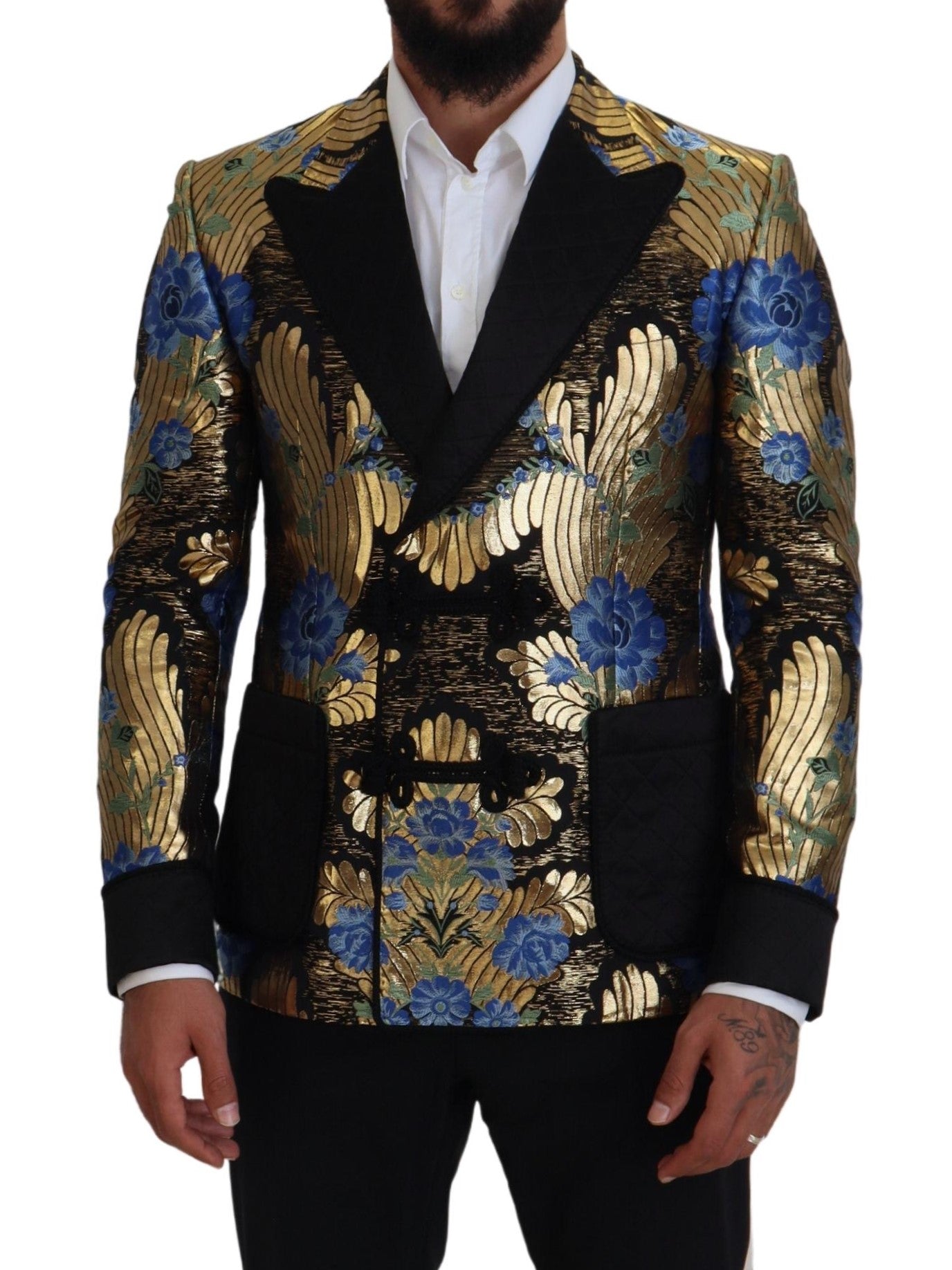 Elegant Floral Evening Party Blazer